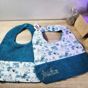 Bavoir fantaisie avec pression