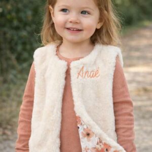 Gilet de berger enfant réversible personnalisable made in France