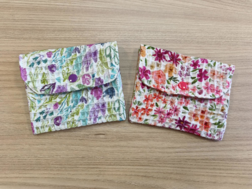 Etui – pochette à savon tissu au choix