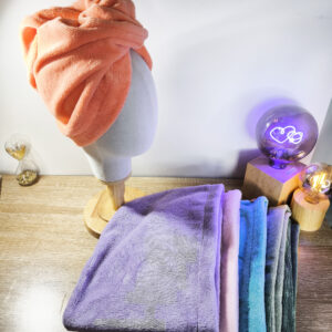Serviette / turban pour cheveux personnalisable