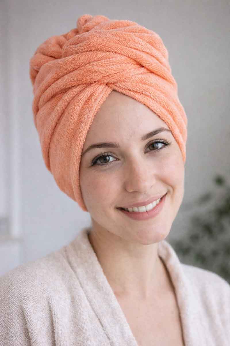 Serviette / turban pour cheveux personnalisable