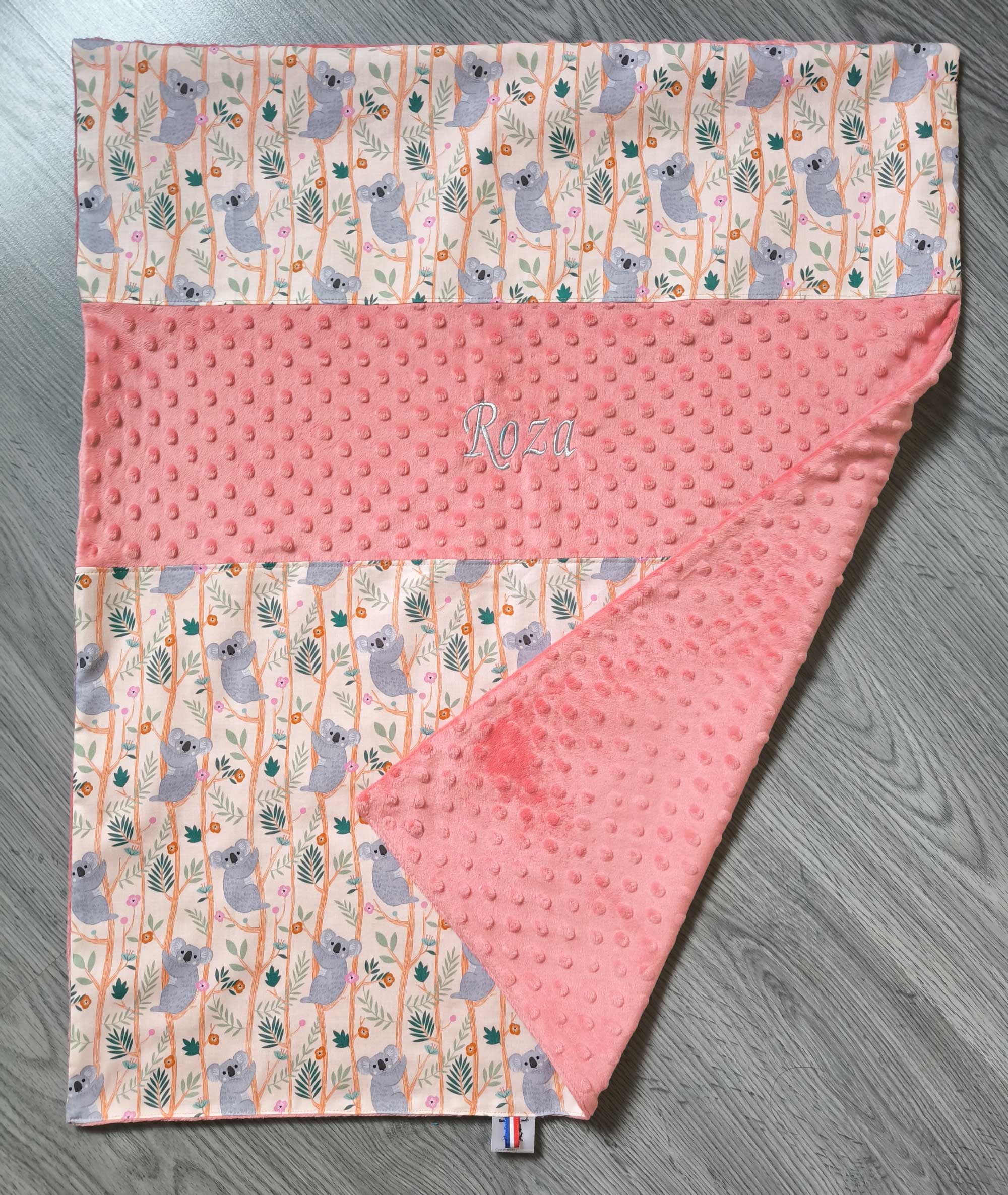 Couverture légère personnalisée Bébé