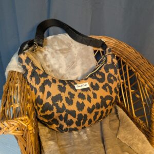 Sac demi lune tissu personnalisable fabriqué en France