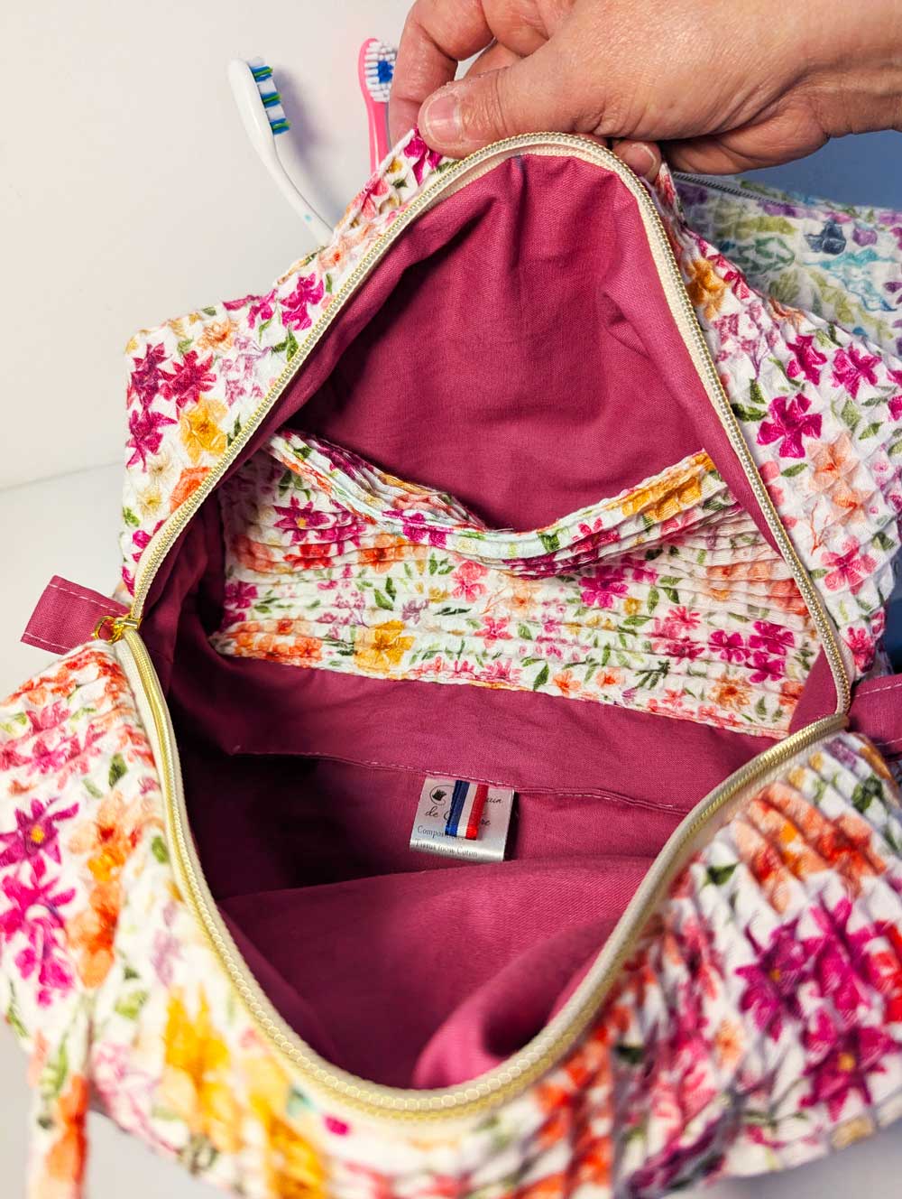 Trousse de toilette Taille: L personnalisable fabriquée en France