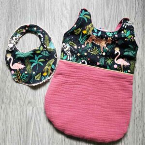 Kit poupon personnalisable bavoir gigoteuse