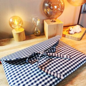 Pochette ordinateur en tissu personnalisable fabriquée en France