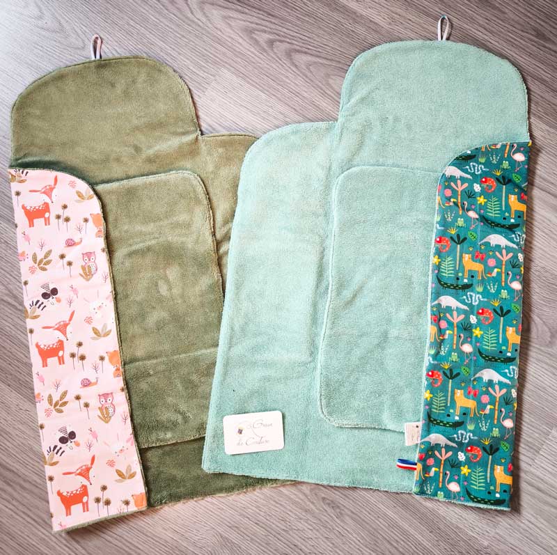 Tapis à langer nomade personnalisable