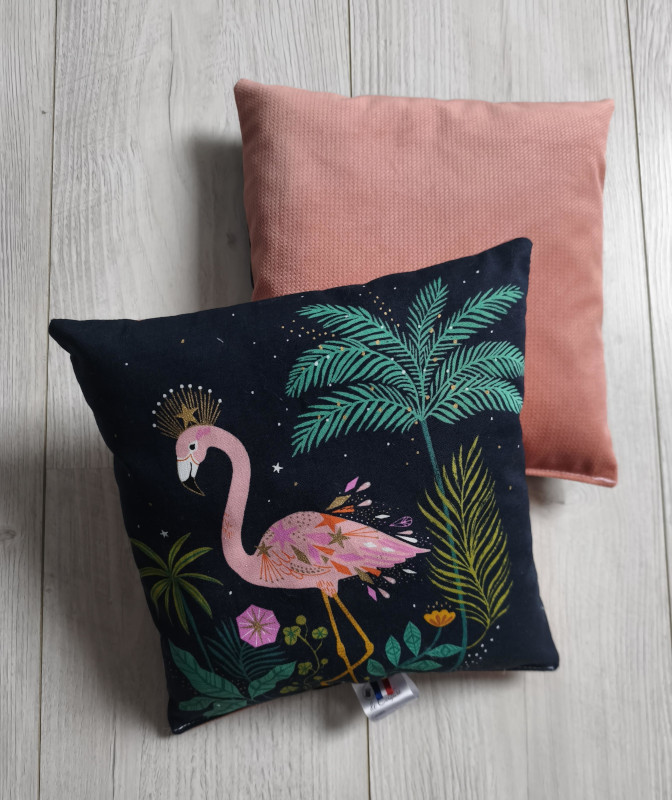 Petit coussin imprimé anti-acarien